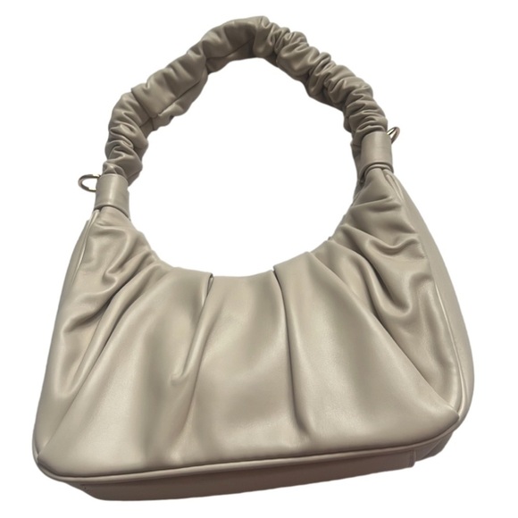 Nwt Efeimoua Ruched Shoulder Dumpling Bag - Picture 6 of 9